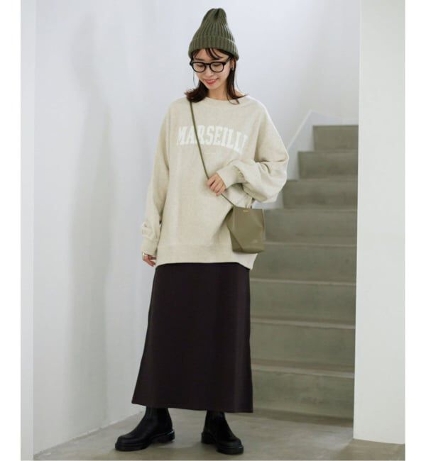 SLOBE IENA「《WEB限定/追加》MARSEILLE ロゴスウェット」|スウェット・ジャージ|