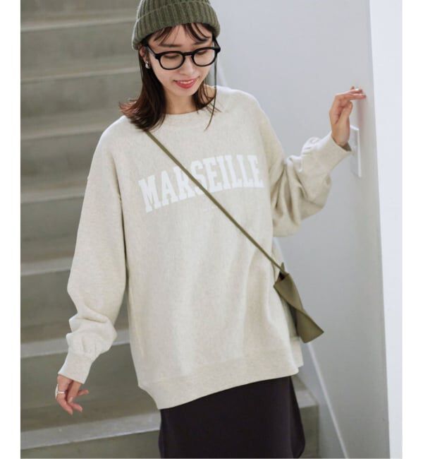 SLOBE IENA「《WEB限定/追加》MARSEILLE ロゴスウェット」|スウェット・ジャージ|