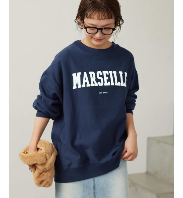 SLOBE IENA「《WEB限定/追加》MARSEILLE ロゴスウェット」|スウェット・ジャージ|
