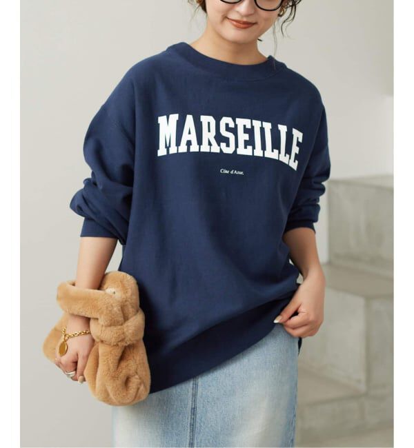 SLOBE IENA「《WEB限定/追加》MARSEILLE ロゴスウェット」|スウェット・ジャージ|