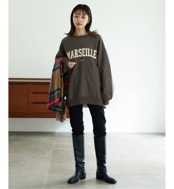 SLOBE IENA「《WEB限定/追加》MARSEILLE ロゴスウェット」|スウェット・ジャージ|