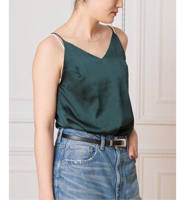 IENA LA BOUCLE「IENA LA BOUCLE ウォッシャブルシルクMIXキャミソール」|キャミソール|