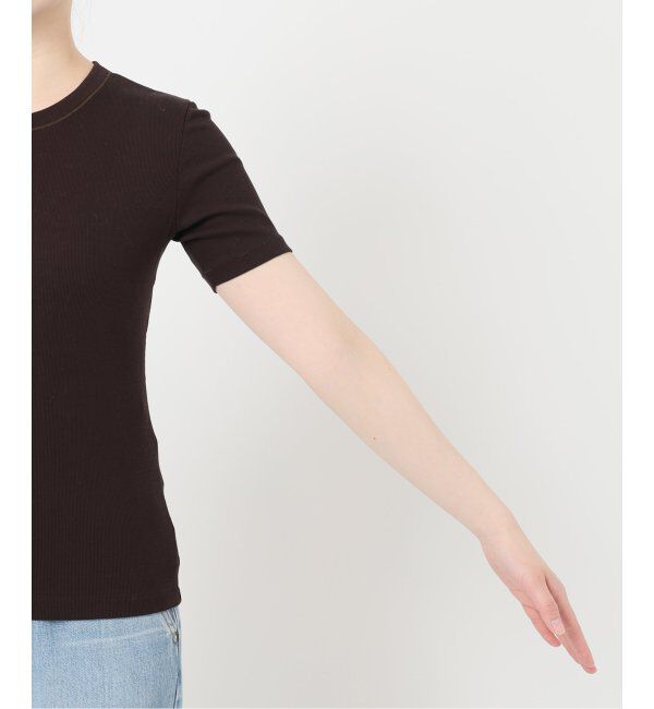 IENA LA BOUCLE「《追加》IENA LA BOUCLE ライトリブハーフスリーブプルオーバー2」|Tシャツ・カットソー|