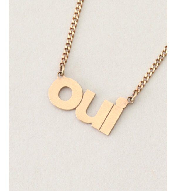 IENA「LOVE IS YOU/ラブイズユー oui S 42cm ネックレス OUI」|ネックレス|