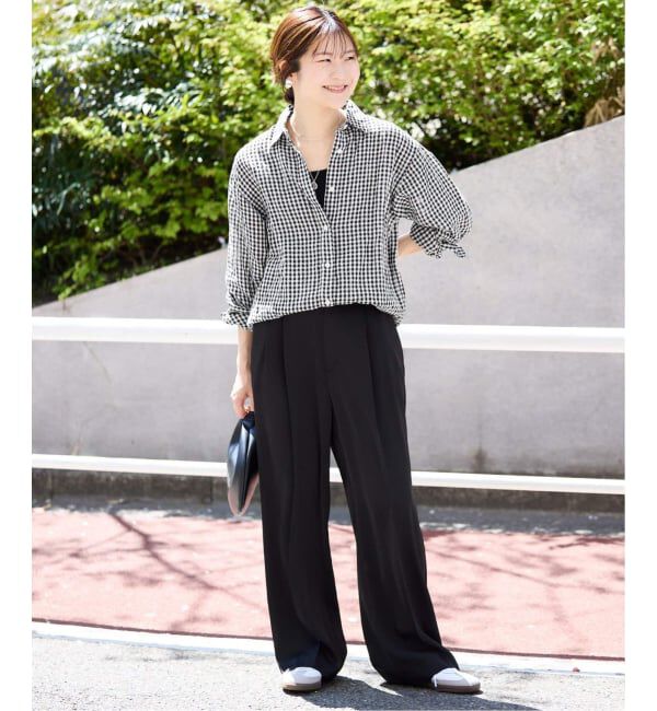 SLOBE IENA「《追加》リネンコットンレギュラーシャツ」|シャツ・ブラウス|