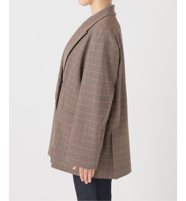 SLOBE IENA「チェックビックジャケット」|テーラードジャケット|