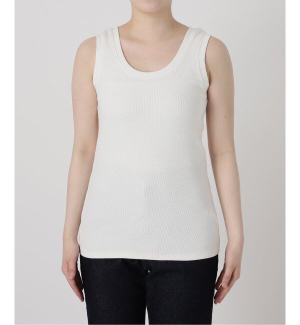 SLOBE IENA「《追加》コットンテレコタンクトップ」|タンクトップ|