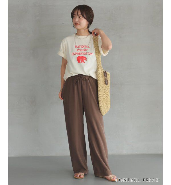 SLOBE IENA「《追加》CONTROL FREAK ペーパークロッシェバッグ 244-410503」|ショルダー・メッセンジャー|