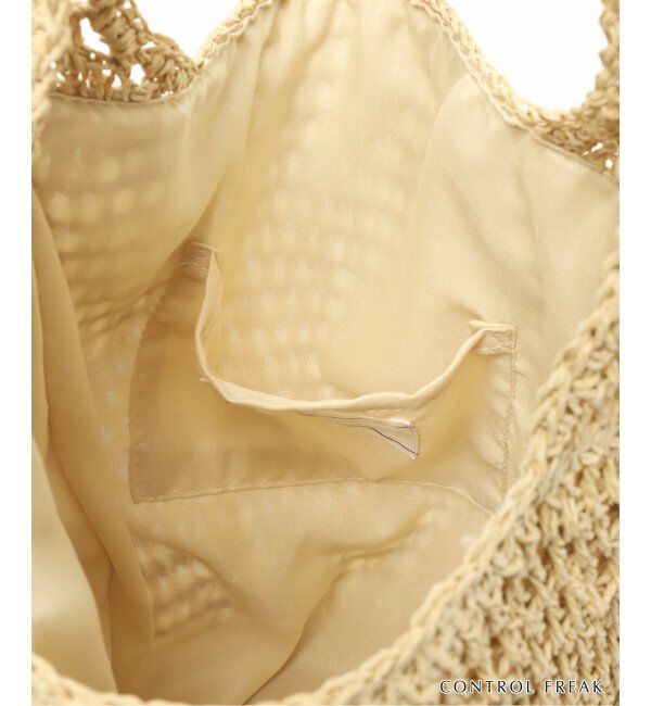 SLOBE IENA「《追加》CONTROL FREAK ペーパークロッシェバッグ 244-410503」|ショルダー・メッセンジャー|