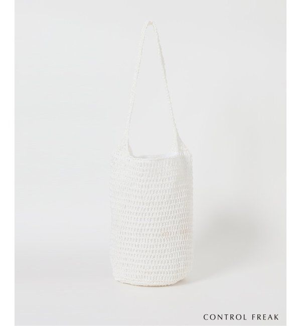 SLOBE IENA「《追加》CONTROL FREAK ペーパークロッシェバッグ 244-410503」|ショルダー・メッセンジャー|