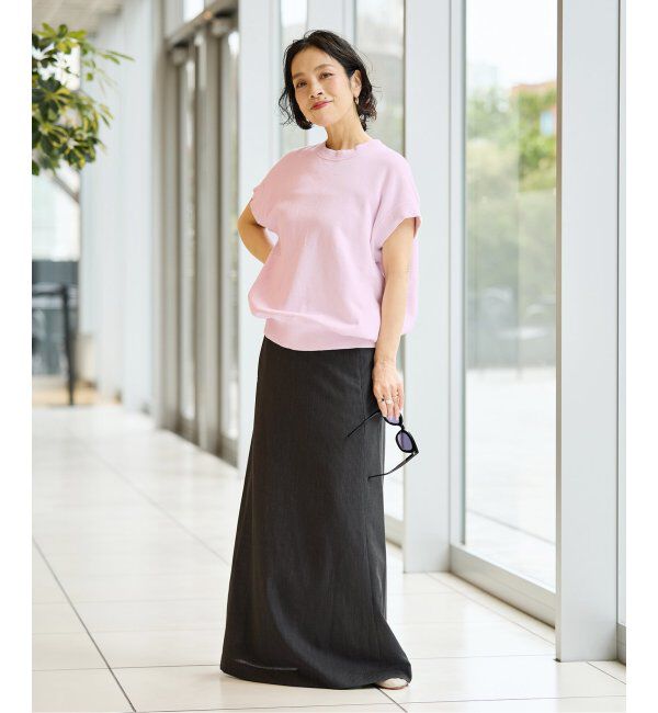 IENA LA BOUCLE「IENA LA BOUCLE 裏毛スリーブレスカットソー」|Tシャツ・カットソー|