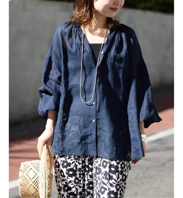 SLOBE IENA「《追加》ラミースキッパーシャツ」|シャツ・ブラウス|