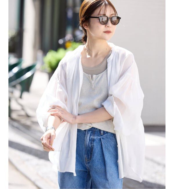 SLOBE IENA「《追加》ラミースキッパーシャツ」|シャツ・ブラウス|