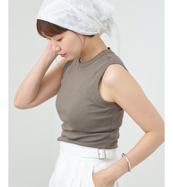 IENA「FLORE FLORE/フローレフローレ ESME TANK タンクトップ」|タンクトップ|