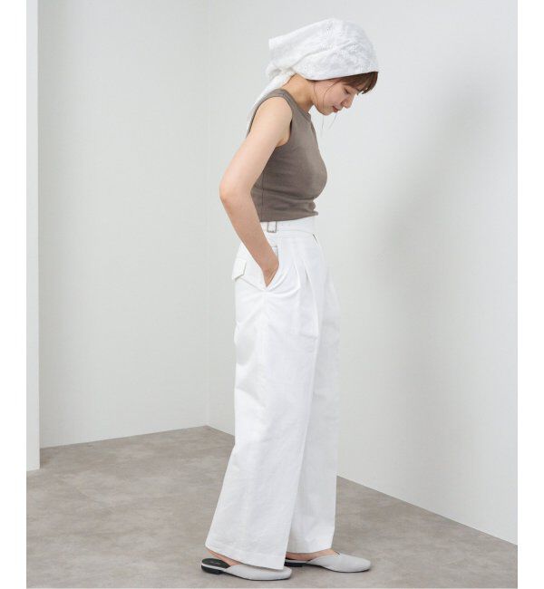 IENA「FLORE FLORE/フローレフローレ ESME TANK タンクトップ」|タンクトップ|