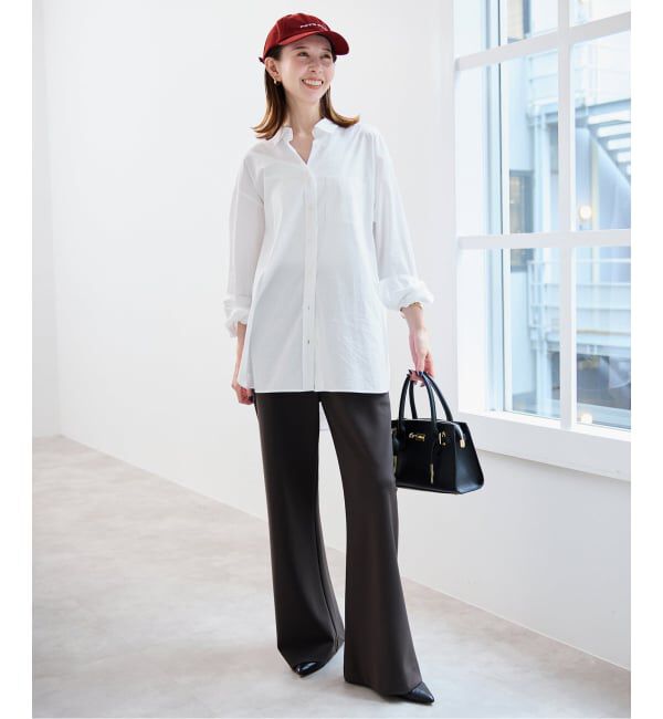 SLOBE IENA「コットンブロードベーシックシャツ」|シャツ・ブラウス|
