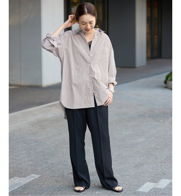 SLOBE IENA「コットンブロードベーシックシャツ」|シャツ・ブラウス|