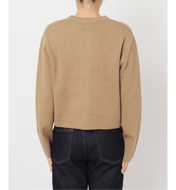 SLOBE IENA「《セットアップ対応可》コットンダブルフェイスカーディガン」|カーディガン|