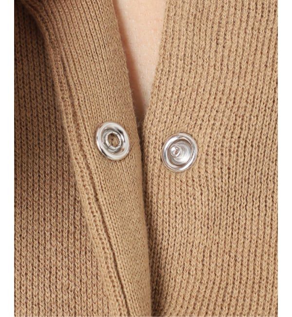 SLOBE IENA「《セットアップ対応可》コットンダブルフェイスカーディガン」|カーディガン|