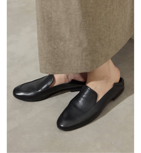 SLOBE IENA「《追加4》SLOBE ソフトローファー」|ローファー|ブラック