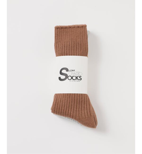 SLOBE IENA「《2枚セット》ルーズリブソックス 2SET」|ソックス|