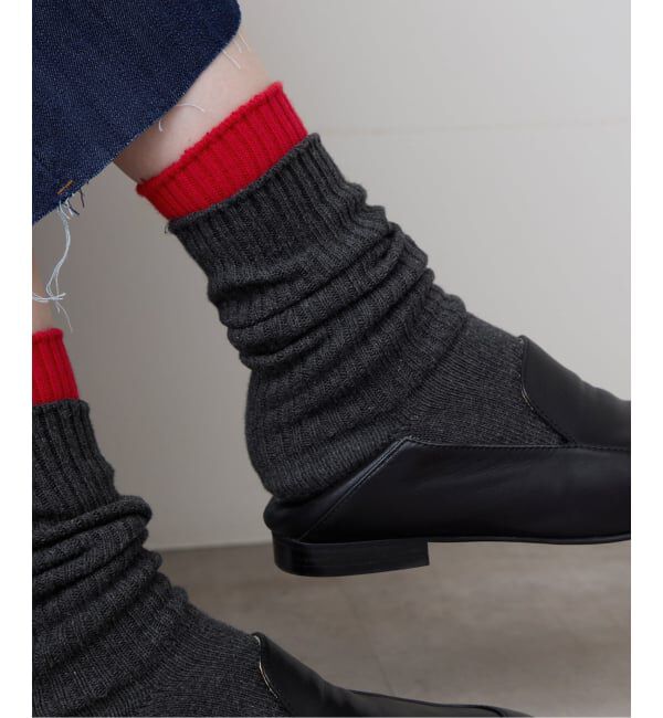 SLOBE IENA「《2枚セット》ルーズリブソックス 2SET」|ソックス|