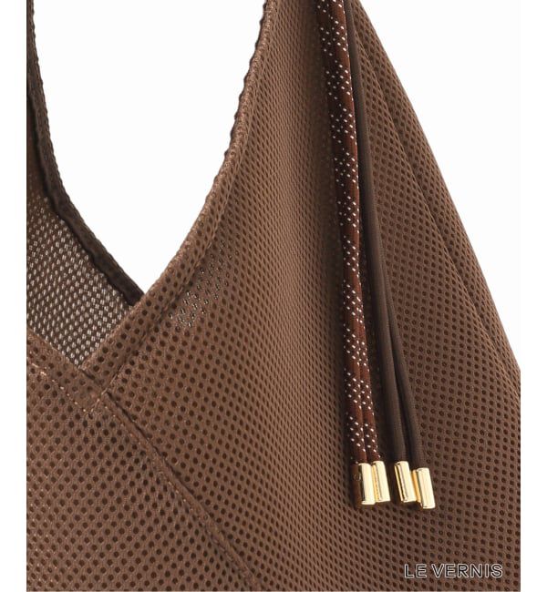 SLOBE IENA「《WEB限定/追加2》LE VERNIS パラコードハンドルメッシュバック 235-211505」|ショルダー・メッセンジャー|