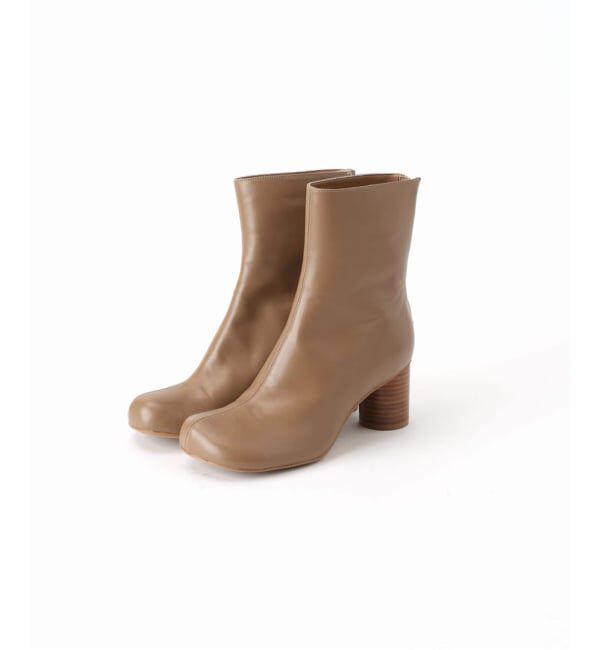 SLOBE IENA「《WEB限定サイズあり/追加2》SLOBE スクエアトゥショートブーツ」|ショートブーツ|