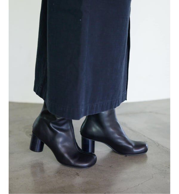 SLOBE IENA「《追加3》SLOBE スクエアトゥショートブーツ」|ショートブーツ|