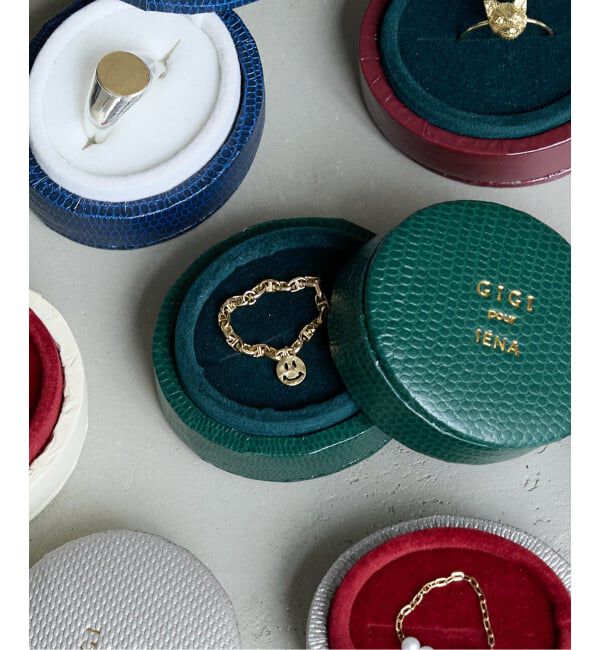 IENA「《WEB限定/追加》GIGI/ジジ 別注 SMILE CHAIN RING EX」|リング|