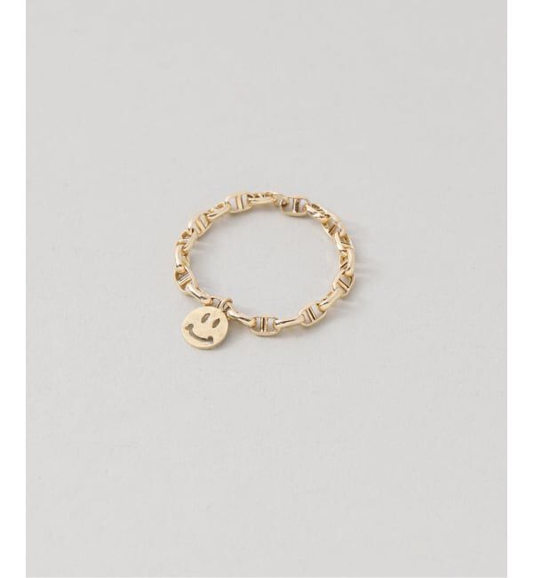 IENA「《WEB限定/追加》GIGI/ジジ 別注 SMILE CHAIN RING EX」|リング|