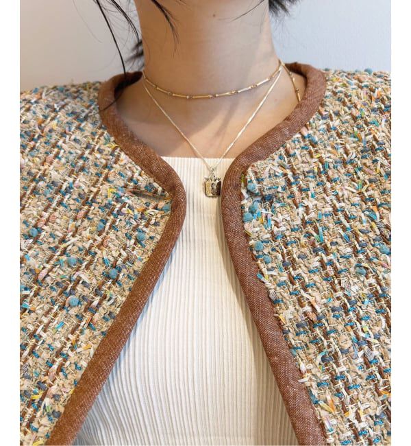 IENA LA BOUCLE「IENA LA BOUCLE LINTONツィードブルゾン」|その他|