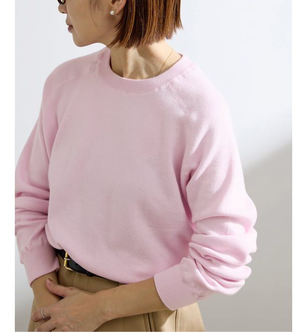 IENA「《追加2》スイビスムースプルオーバー」|ニット・セーター|ピンク