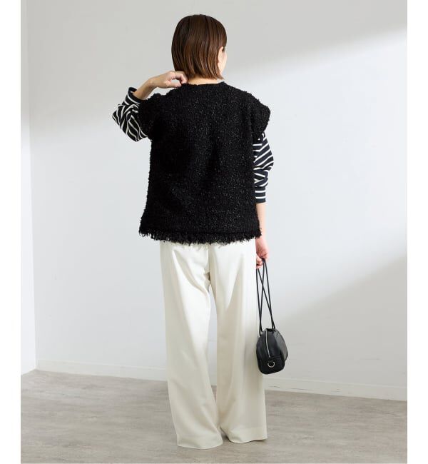 IENA「ミックスツイードベスト」|その他|