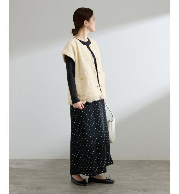 IENA「ミックスツイードベスト」|その他|