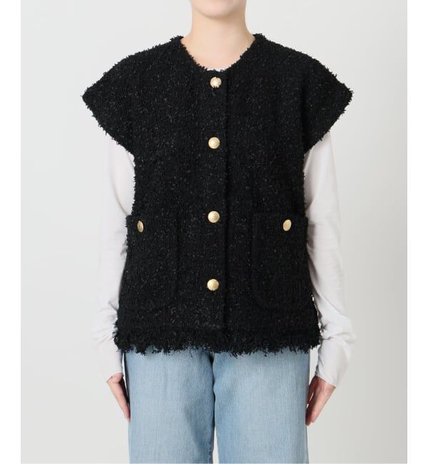 IENA「ミックスツイードベスト」|その他|