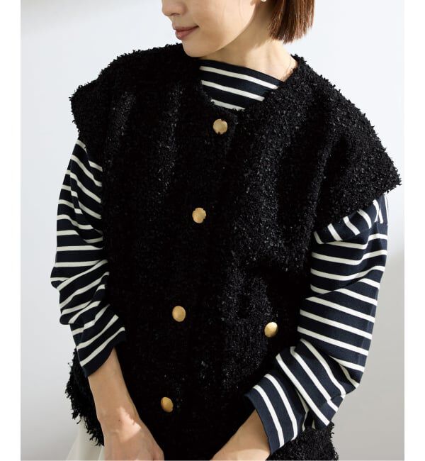 IENA「ミックスツイードベスト」|その他|