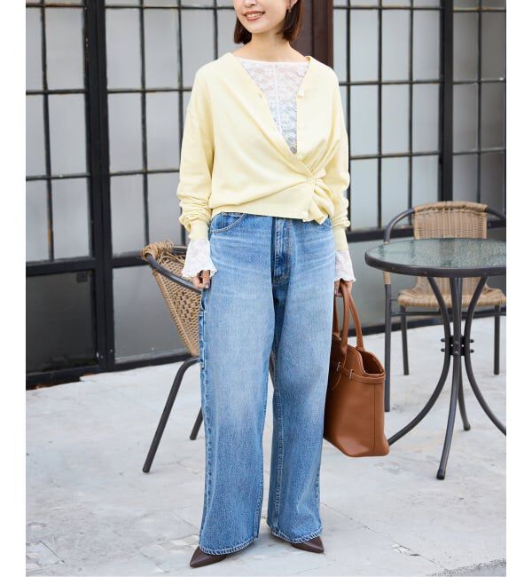 SLOBE IENA「《WEB・一部店舗限定/追加》レーススリーブブラウス」|シャツ・ブラウス|