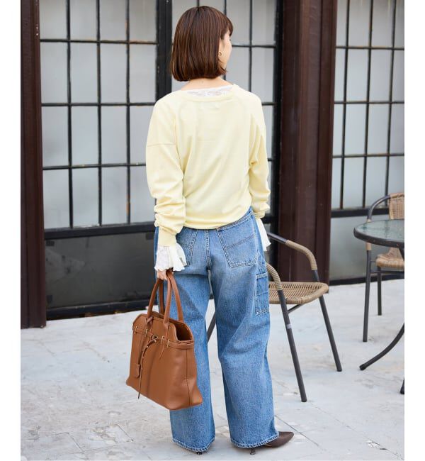 SLOBE IENA「《WEB・一部店舗限定/追加》レーススリーブブラウス」|シャツ・ブラウス|