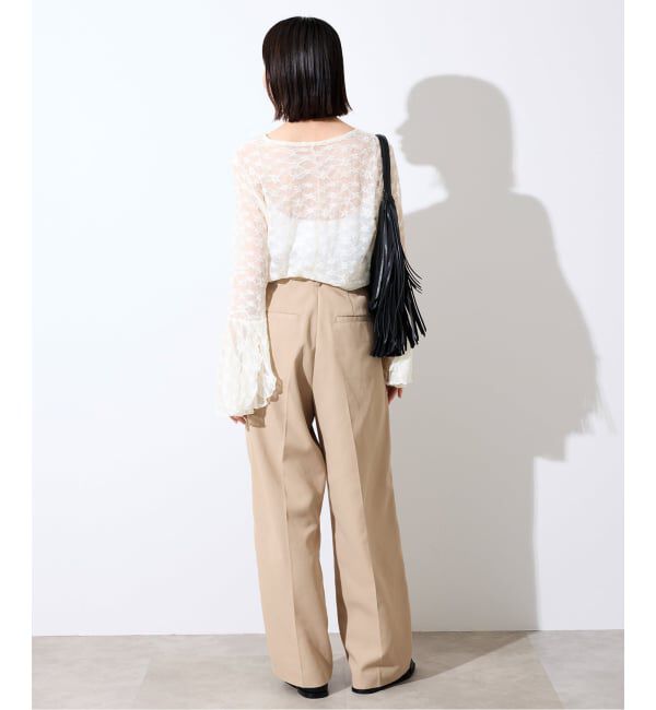 SLOBE IENA「《WEB・一部店舗限定/追加》レーススリーブブラウス」|シャツ・ブラウス|