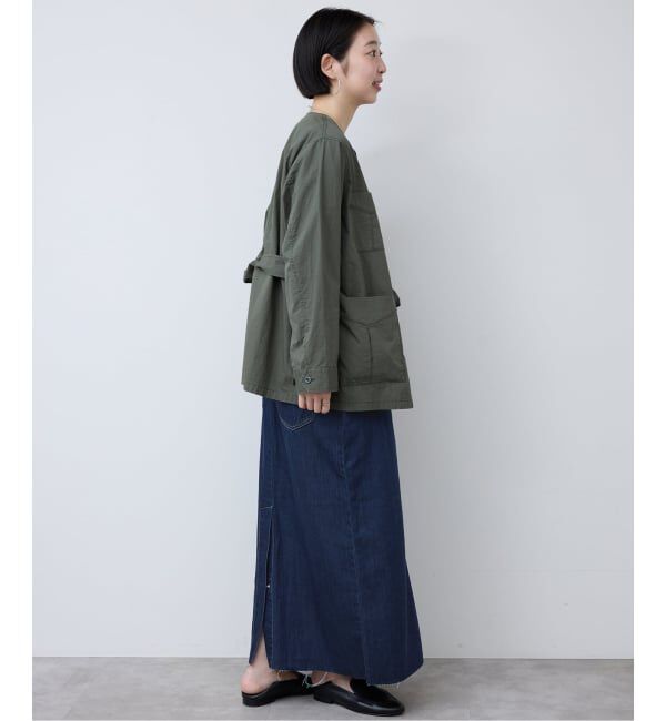 SLOBE IENA「LEDENIM ナローフレアデニムジャンパースカート」|ワンピース|