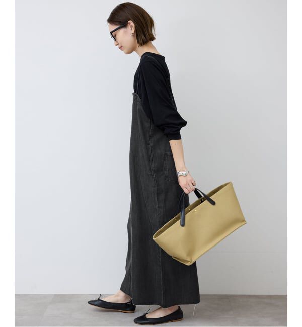 SLOBE IENA「LEDENIM ナローフレアデニムジャンパースカート」|ワンピース|