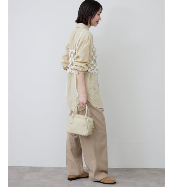 SLOBE IENA「《追加》リネンコットンレギュラーシャツ」|シャツ・ブラウス|