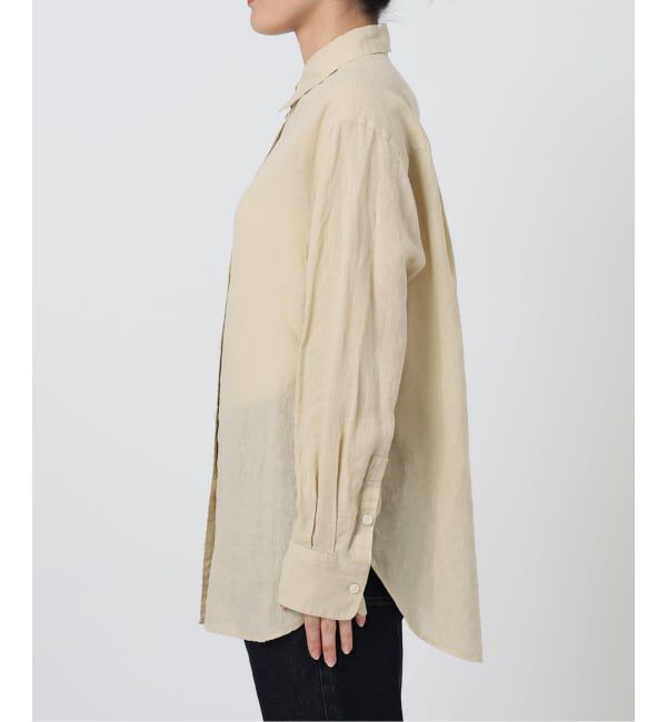 SLOBE IENA「《追加》リネンコットンレギュラーシャツ」|シャツ・ブラウス|