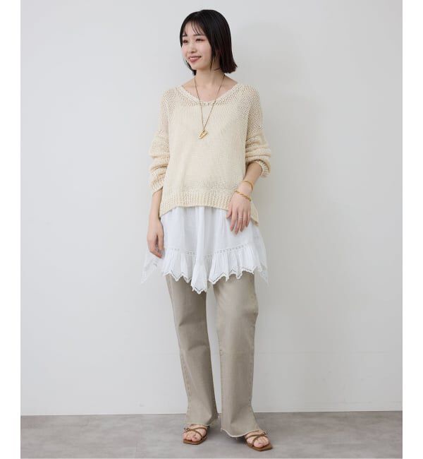 SLOBE IENA「SLOBE レザークロスサンダル」|サンダル|