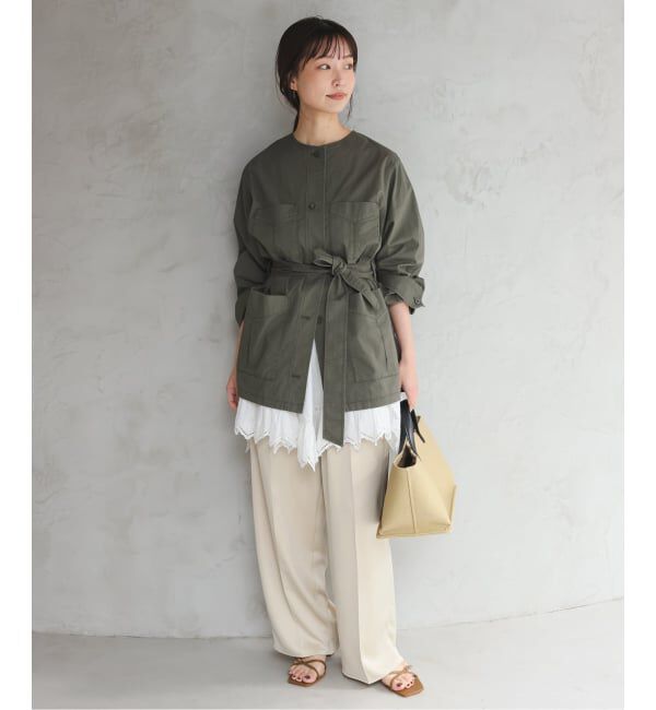 SLOBE IENA「SLOBE レザークロスサンダル」|サンダル|