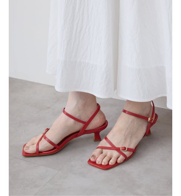 SLOBE IENA「SLOBE レザークロスサンダル」|サンダル|