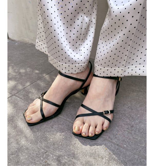 SLOBE IENA「SLOBE レザークロスサンダル」|サンダル|