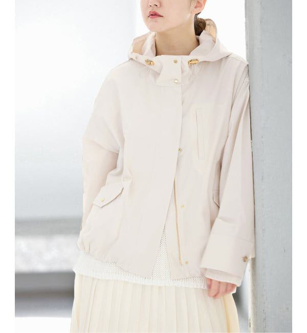 IENA「撥水フーディーブルゾン」|ブルゾン・スタジャン|