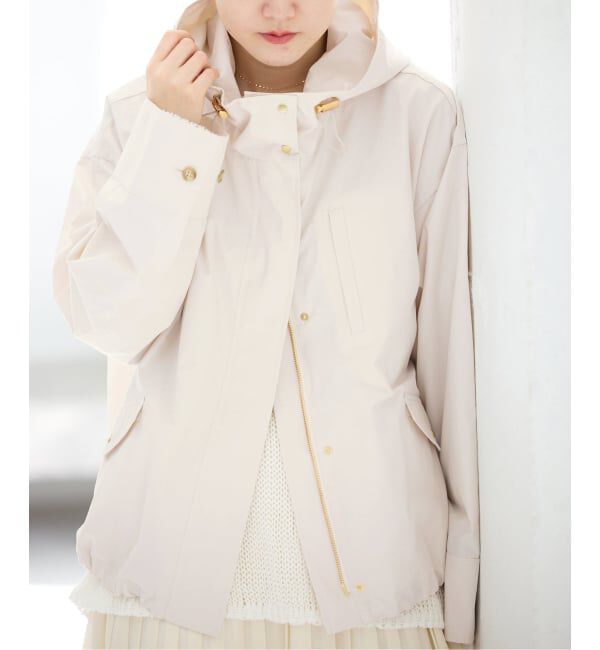 IENA「撥水フーディーブルゾン」|ブルゾン・スタジャン|